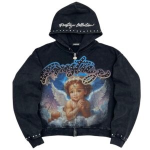 Black Angel Prestige Hoodie Blue