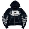 Black “P Logo” Rhinestone Prestige Hoodie