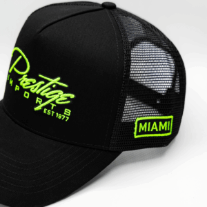 Trucker Style Green logo Prestige Bonnet