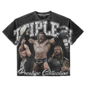 Triple H Rhinestone Black Prestige Shirt