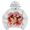 Prestige Angel hoodie red