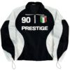 Italia Nylon Top Prestige Black Hoodie