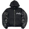 Monarch Rhinestone Black Prestige Hoodie